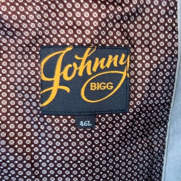 Tall Harewood Textured Solid Stretch Blazer Suit Coat Jacket  Dune 42L 46L NWT - Picture 6 of 11